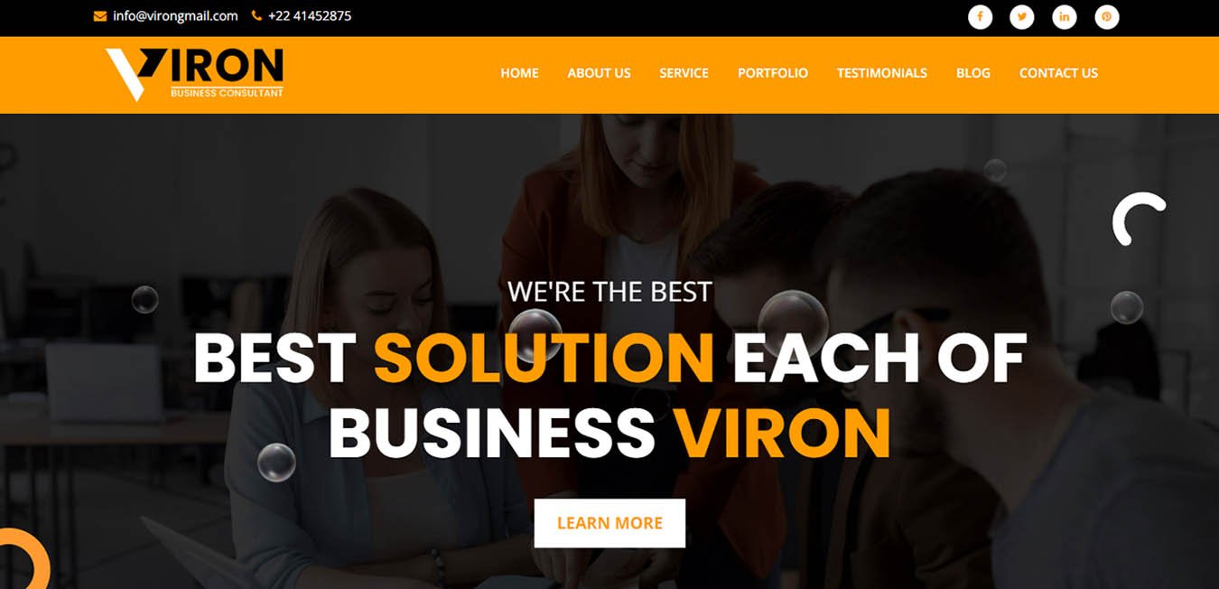 Viron – Web Design and Development – State Services